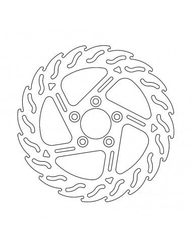 BRAKE DISC FIX FLAME FRONT L