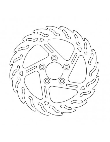 BRAKE DISC FIX FLAME FRONT R