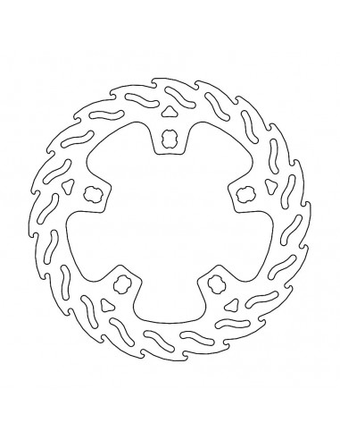 BRAKE DISC FIX FLAME FRONT R