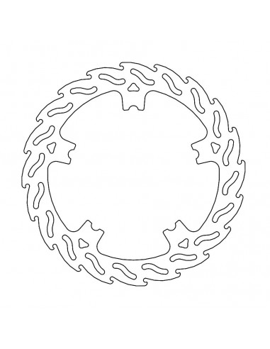 BRAKE DISC FIX FLAME FRONT R