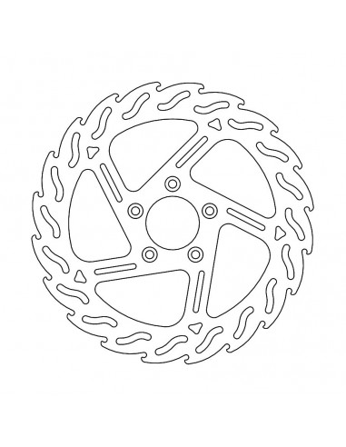 BRAKE DISC FIX FLAME FRONT L