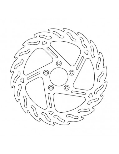 BRAKE DISC FIX FLAME FRONT R