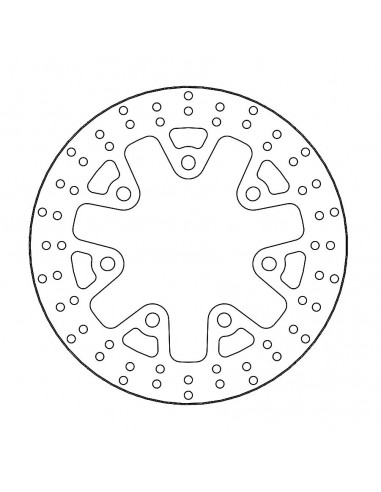 BRAKE DISC FIX ROUND FRONT