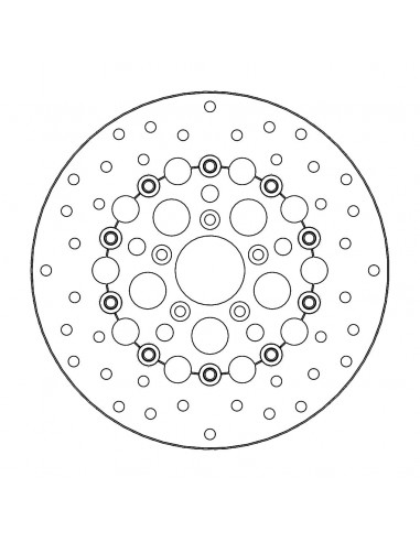 BRAKE DISC FLOAT ROUND FRONT