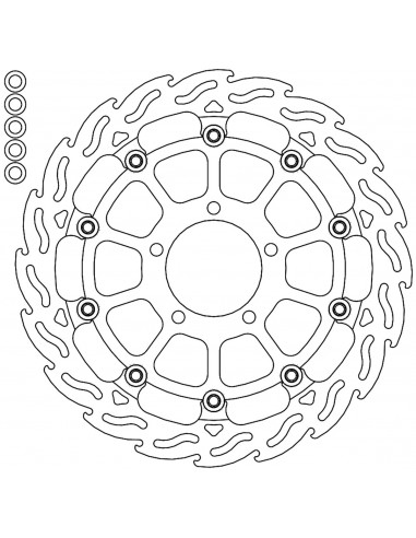BRAKE DISC FLAME FLOAT FT L