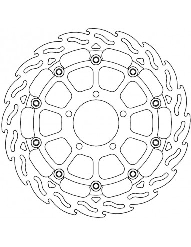 BRAKE DISC FLAME FLOAT FT R