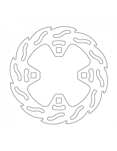 BRAKE DISC FLAME REAR