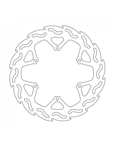 BRAKE DISC FLAME REAR