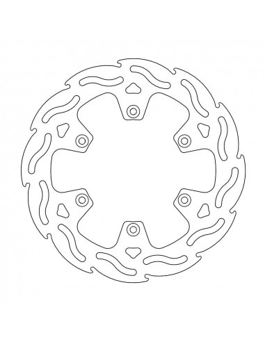 BRAKE DISC FLAME REAR