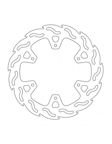 BRAKE DISC FLAME REAR