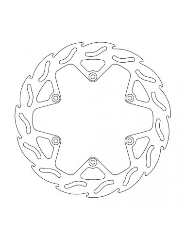 BRAKE DISC FLAME FRONT