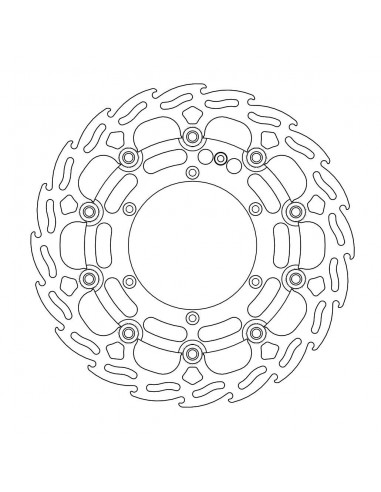 BRAKE DISC FLAME FLOAT FRONT