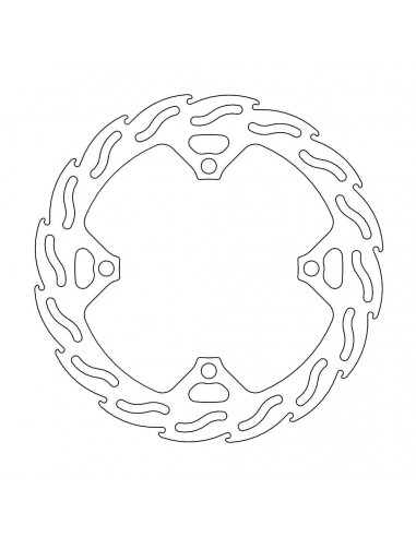 BRAKE DISC FLAME REAR