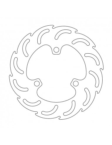 BRAKE DISC FLAME REAR