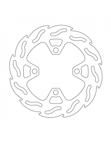 BRAKE DISC FLAME REAR
