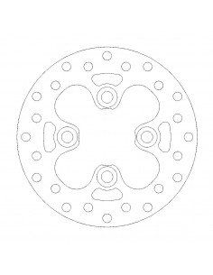 BRAKE DISC ROUND FRONT
