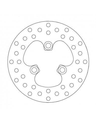 BRAKE DISC ROUND FRONT
