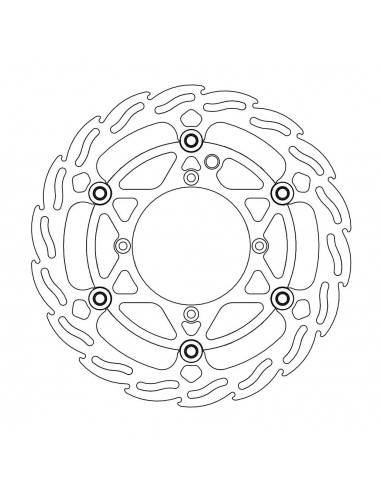 BRAKE DISC FLAME FLOAT FRONT