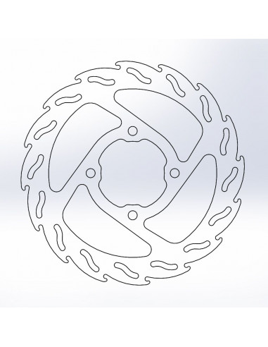 BRAKE DISC FLAME REAR