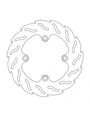 BRAKE DISC FLAME REAR