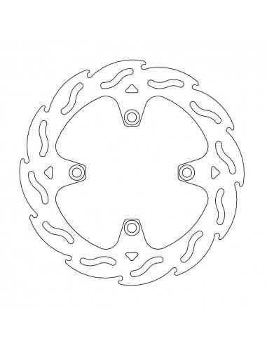 BRAKE DISC FLAME REAR