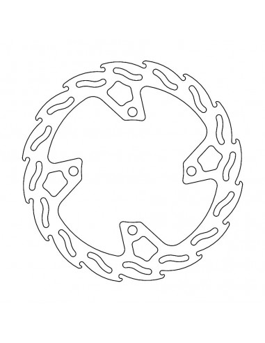 BRAKE DISC FLAME REAR