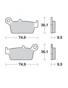 BRAKE PAD RACING GP