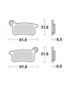 BRAKE PAD RACING GP
