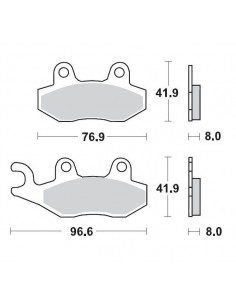 BRAKE PAD RACING GP