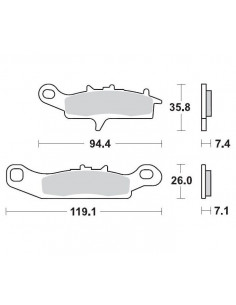BRAKE PAD RACING