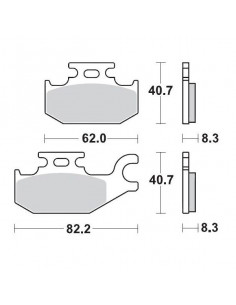 BRAKE PAD RACING