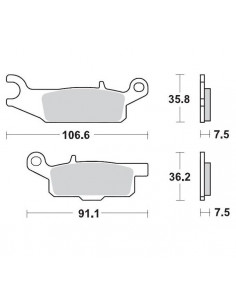 BRAKE PAD RACING