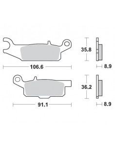 BRAKE PAD RACING
