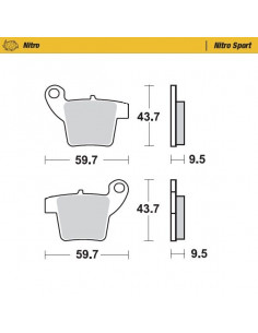 BRAKE PAD NITRO SPORT