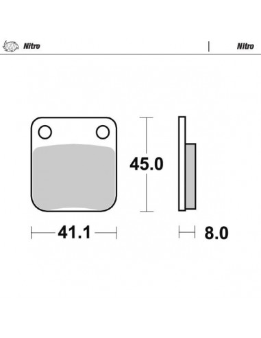 BRAKE PAD NITRO