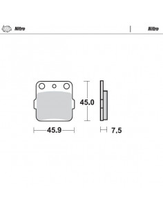 BRAKE PAD NITRO
