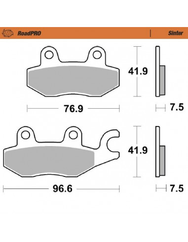 BRAKE PAD SINTER FRONT