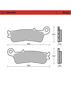 BRAKE PAD RACING