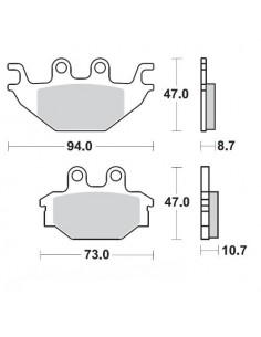 BRAKE PAD CERAMIC