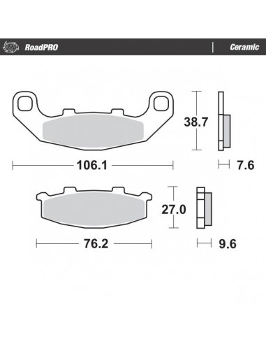 BRAKE PAD CERAMIC