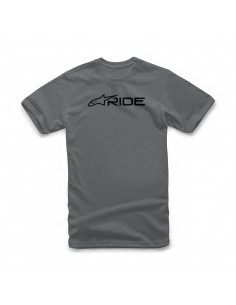 TEE RIDE3 CHAR/BLK S