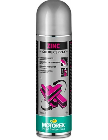 Vernis Zinc MOTOREX Colour Spray - 500 ml