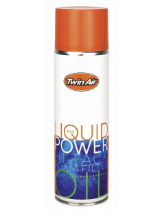 Huile pour filtre TWIN AIR Bio Liquid Power Foam biodégradable - 12x500ml Spray