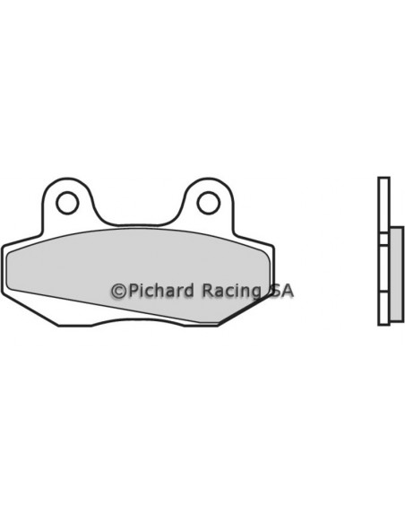 Plaquettes de frein BREMBO Scooter carbone céramique - 07027