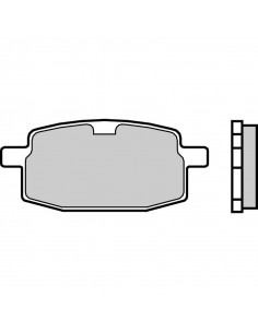 Plaquettes de frein BREMBO Scooter carbone céramique - 07041