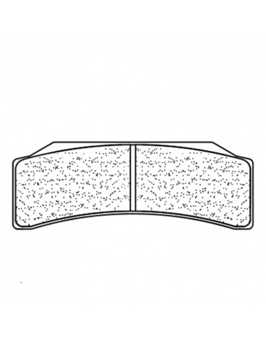 Plaquettes de frein CL BRAKES Racing métal fritté - 1251C60