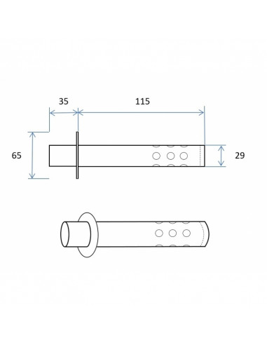 DB-Killer IXIL Conical - avec petit trous