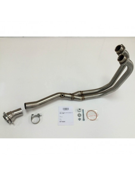 Ligne complète IXIL Hexoval Xtrem Race inox / alu noir - Yamaha R3/R25