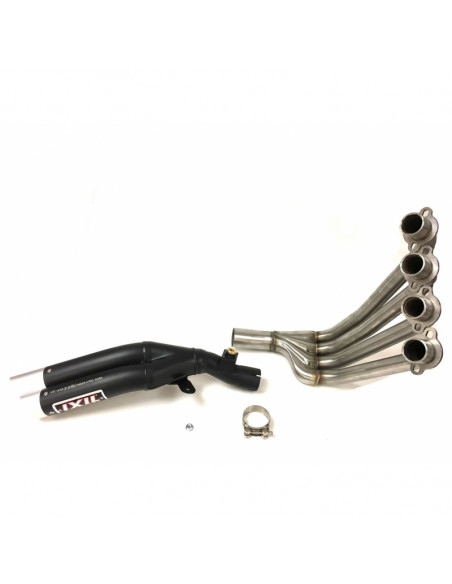 Ligne complète IXIL Hyperlow inox noir / alu poli - Honda CB650F