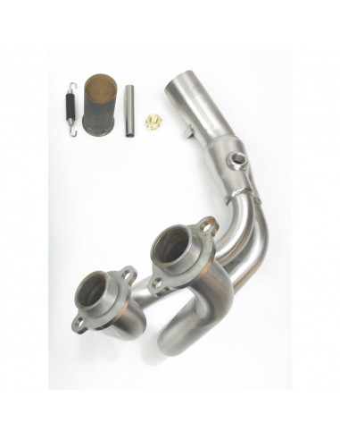 Ligne complète IXIL Hyperlow inox noir / alu poli - Kawasaki Z650/Ninja 650